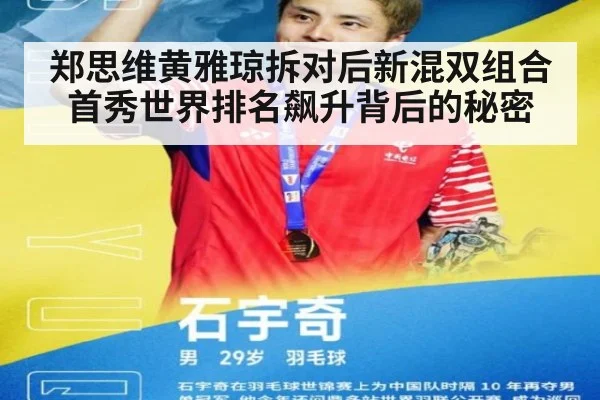 郑思维黄雅琼拆对后新混双组合首秀世界排名飙升背后的秘密